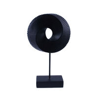 SOCH DECO TOTEM POLYRESIN BLACK 22x7,5xH38cm PRC