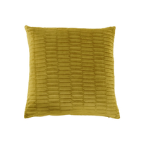 REPOUSSE DECOR CUSHION VELVET POLYESTER GOLD 45x45