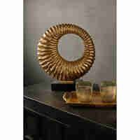 ADHARC DECO POLYRESIN GOLD BLACK 32x9,5xH35cm PRC