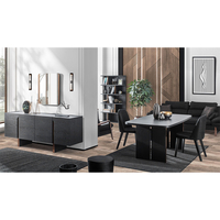 DARK TABLE MELAMINE BLACK OAK E1 TR
