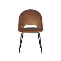TOKYO CHAIR FABRIC CAMEL METAL BLACK E1 PRC