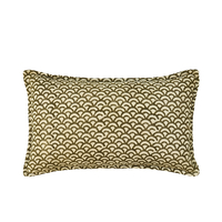 CALLISTE C DECOR CUSHION COTTON VISCOSE OLIVE GREE
