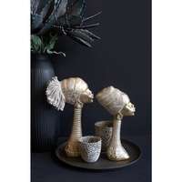 ABENI 3 DECO FIGURE POLYRESIN GOLD 15,2x7,3xH28,7c