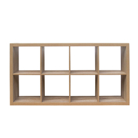 KIVOS 77 BOOKCASE HONEYCOMB SONOMA 77x29,5xH147,5cm E1 PRC