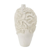 CORALLI VASE RESIN WHITE 21,5x22,7xΗ41,2cm PRC