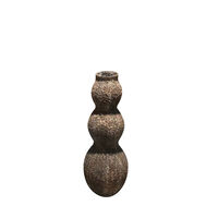 FOLEGANDROS PLANTER FLOOR BEIGE BROWN 32x32xH93cm