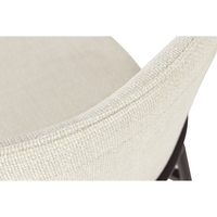 LUJO CHAIR FABRIC BEIGE METAL BLACK MAT E1 PRC