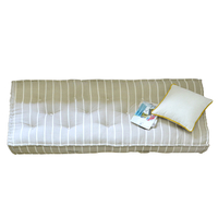 MAROCAIN MATTRESS FABRIC BEIGE WHITE IN