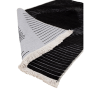 SIGHT CARPET FABRIC BLACK GREY 80x170xH1cm TR