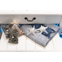 SEA DECO STARFISH POLYRESIN WHITE 11x11xH3,5cm PRC