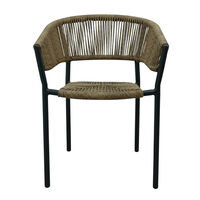 BREEZE CHAIR ALUMINIUM BLACK WALNUT 56x60x78 PRC
