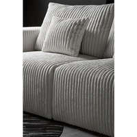 BULLET SOFA 3SEAT EASY CLEAN FABRIC GREY E1 EU