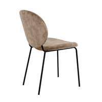 BEETLE CHAIR FABRIC BROWN GOLD METAL E1 PRC