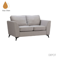 BOEL SOFA 2SEAT EASY CLEAN FABRIC GREY E1 EU