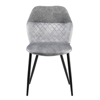 KITE CHAIR FABRIC GREY METAL BLACK E1 PRC
