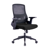STABILO CHAIR DESK FABRIC BLACK 47,5x43xH110cm E1 PRC
