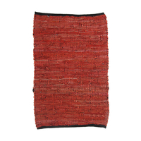MAROCCO CARPET LEATHER ORANGE 60x90cm IN
