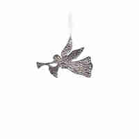 XMAS ARIEL PENDANT ANGEL ALUMINIUM NICKEL 12x0,1xH