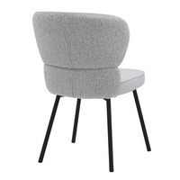 SAHARA CHAIR FABRIC BEIGE METAL BLACK E1 PRC