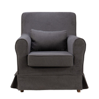 HAPPY ARMCHAIR EASY CLEAN FABRIC GRIZZLY E1 EU