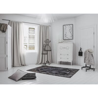 CROCO CARPET FABRIC GRAPHITE GREY 200x300xH1cm TR