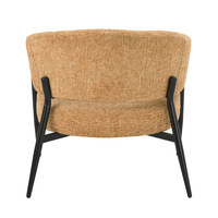 MORITZ ARMCHAIR FABRIC MUSTARD METAL BLACK E1 PRC
