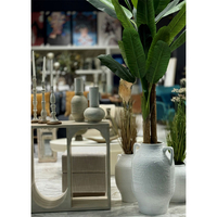 SANTORINI PLANTER FLOOR WHITE 39x39xH60cm PRC