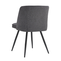 ZOLA CHAIR FABRIC ANTHRACITE METAL BLACK E1 PRC