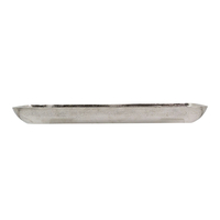 VOBIS TRAY ALUMINIUM SILVER 50x16xH7cm IN
