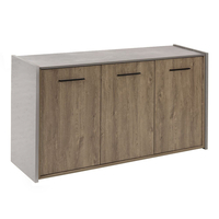 BONDI 2 SIDEBOARD MELAMINE SONOMA DARK CEMENT 160x45xH85cm E1 PRC