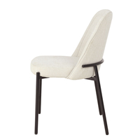 LUJO CHAIR FABRIC BEIGE METAL BLACK MAT E1 PRC
