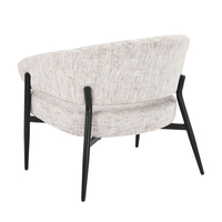 MORITZ ARMCHAIR FABRIC BEIGE METAL BLACK E1 PRC