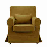 HAPPY ARMCHAIR EASY CLEAN FABRIC YELLOW E1 EU