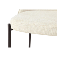 LUJO CHAIR FABRIC BEIGE METAL BLACK MAT E1 PRC