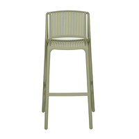POLLY STOOL BAR PP OLIVE GREEN PRC