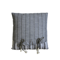 SABLE 6 DECOR CUSHION COTTON GREY 50x50cm E1 IN