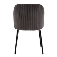 VOTSALO CHAIR FABRIC GREY METAL BLACK E1 PRC