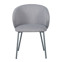 KIRA CHAIR FABRIC GREY LIGHT METAL GREY DARK E1 PRC