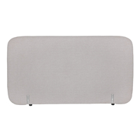 OVAL BED WITHOUT STORAGE (FOR MATTRESS 160x200cm) FABRIC OFF WHITE FABRIC E1 EU