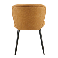 FIGARO CHAIR FABRIC YELLOW METAL BLACK E1 PRC