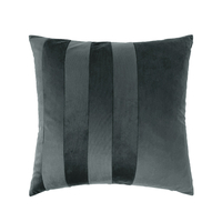 SERI DECOR CUSHION VELVET GREY 45x45cm PRC