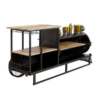 TRAIN CONSOLE BAR METAL GUNMETAL NATURAL BLACK 226