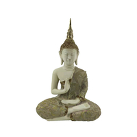 FADHI DECO BUDDHA POLYRESIN BEIGE GOLD PURPLE 21,9