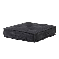 AFRICA FLOOR CUSHION FABRIC GREY DARK IN