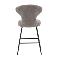 FUNGO STOOL BAR FABRIC BEIGE METAL BLACK E1 PRC