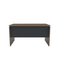 PLACE DESK MELAMINE WALNUT BLACK 140x70xH75cm E1 PRC