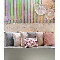 BON BON DECOR CUSHION FABRIC BEIGE 45x45 IN