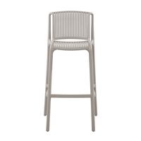 POLLY STOOL BAR PP GREY LIGHT 42x50x100.5 PRC