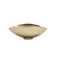 FLOW BOWL ALUMINIUM GOLD 43x25xH16cm IN