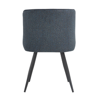 ZOLA CHAIR FABRIC BLUE EKAI MIX METAL BLACK E1 PRC